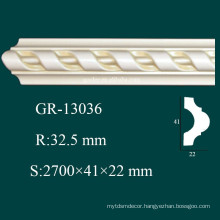 Luxury and Fashionable Cornice 2015 PU Moulding Art Ceiling Decoration